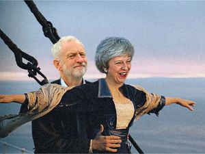 Supporting image for story: An unlikely match-up in this titanic mess
