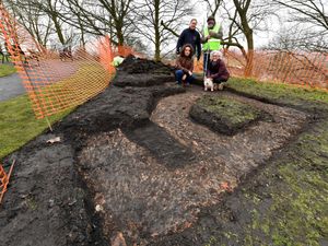 Supporting image for story: Piece of Second World War history uncovered in middle of Brierley Hill park