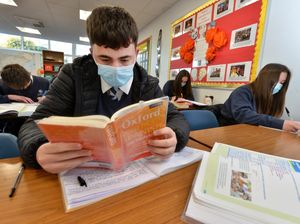 Supporting image for story: Ludlow headteacher hoping 'subdued' pupils can soon remove face coverings in class