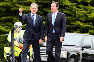 Owen Paterson with David Cameron
