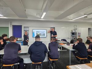 Students combine classroom learning with hands on learning