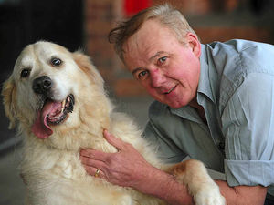 Supporting image for story: Sammy's smiling again after op on lump the 'size of a football'