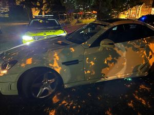 Supporting image for story: Mercedes stolen last year recovered with false plates by police  