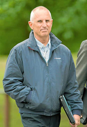 Randy Sohnchen, a director of HC1156 company, pictured leaving Mold Crown Court