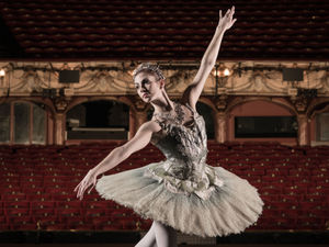 Supporting image for story: Spanish dancer Monica Tapiador in English Youth Ballet’s new production of Cinderella in Hollywood in Shrewsbury