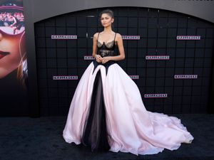 Supporting image for story: Zendaya retires tennis-inspired ensembles for lace look at Challengers premiere