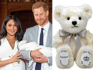 Supporting image for story: Teddy bear Archie is a right royal sell-out