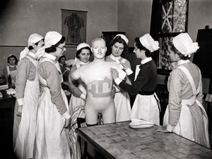 Supporting image for story: Treasure trove of nursing pictures given digital treatment