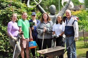 Tipton's team of volunteers get ready for action