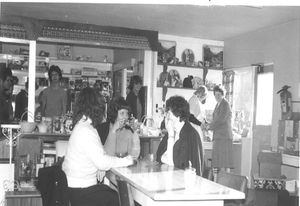 The cafe many years ago