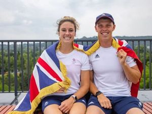 Supporting image for story: Staffordshire's Joe Clarke leads Team GB out at the European Games