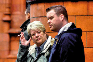 Prison officer Julie Turton, pictured with son Sam, who is in no way connected to the case