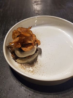 Goat's cheese mousse with artichoke