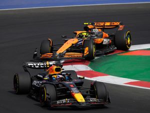 Supporting image for story: Lando Norris cuts Max Verstappen’s title lead after pair clash on track again