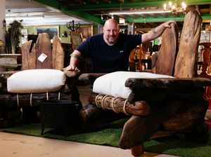 Supporting image for story: Unusual ‘Robinson Crusoe’ chairs drift in at Bridgnorth antiques centre