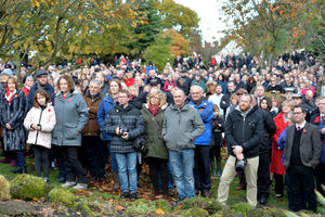 There was a large turnout in Bridgnorth