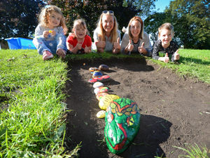 Supporting image for story: Vandalised rock snake to return permanently to Black Country park