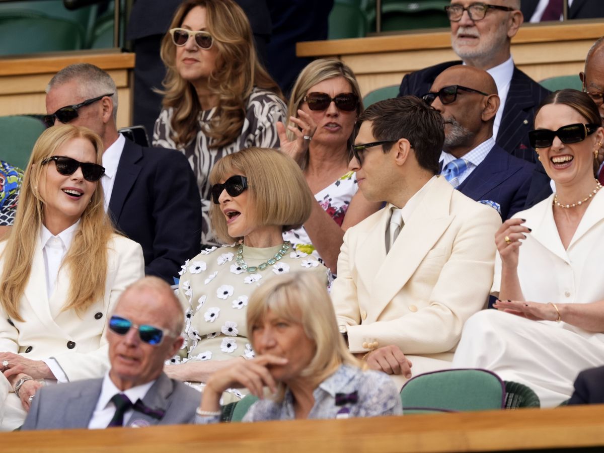 Keira Knightley, Nicole Kidman and Anna Wintour in royal box for Wimbledon final