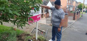 Asburne Smith tries to get his house back in order after the crash