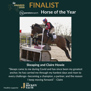 Skeapint & Claire Howie shortlisted for My Pension Expert RoR Horse of the Year Award