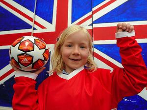 Supporting image for story: Shropshire girl's appearance of a lifetime at Champions League final