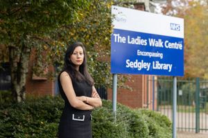 Dudley MP Sonia Kumar at the Ladies Walk centre in Sedgley. Picture Sonia Kumar free for LDRS use