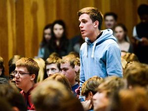 Supporting image for story: Mixed views at Shropshire college hustings over giving teenagers voting rights