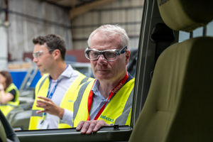 Mayor Richard Parker at Walsall based defence company Babcock