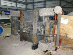 The construction site at the University of Birmingham