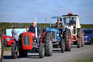 The tractor run gets underway