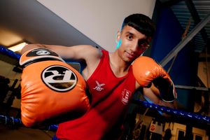 Young boxer Sahil Khan.