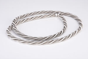 The Wellendorff 18ct white gold silk rope necklace that sold for £12,000.