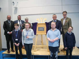Supporting image for story: Ysgol Robert Owen celebrates the official opening of its new school building