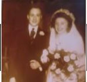 Ronald and Mary on their wedding day in 1946.