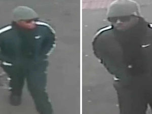 Supporting image for story: Caught on CCTV: Suspect sought after blind man targeted in acid attack