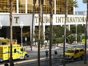 Supporting image for story: US soldier died in Tesla truck explosion outside Trump hotel