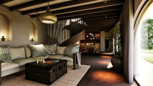 Cottage guests will have exclusive views of the red panda exhibit through vast windows