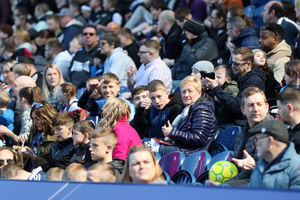 Fans watch during an open training session at The Hawthorns (Photo by Adam Fradgley/West Bromwich Albion FC via Getty Images).