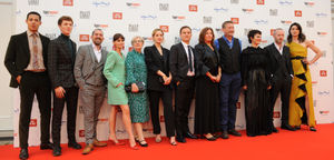 Stars of the Peaky Blinders at the show's season five regional premiere in Birmingham in July