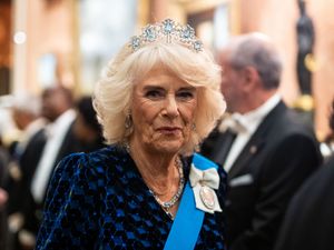 Supporting image for story: King, Queen and William welcome diplomats to glittering Palace reception