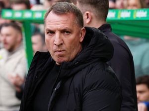 Celtic manager Brendan Rodgers at Parkhead