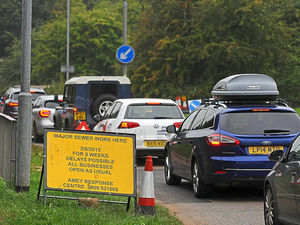 Supporting image for story: More road misery in Stafford after water main bursts on Beaconside