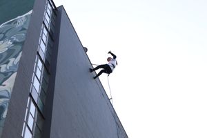 The event saw 30 people take part in the charity abseil. Photo: Nkh_photography