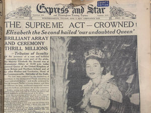 Supporting image for story: How the Express & Star covered the coronation of Queen Elizabeth II in 1953 - and the King got a mention