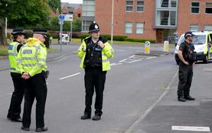Police in the centre of Wellington
