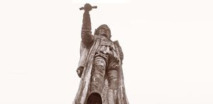 The 110ft monument at Hawkstone stands at exactly double the height of the 55ft cube of Soulton Hall, creating a deliberate geometric resonance that has seen Sir Rowland Hill gesturing toward the house with the Magna Carta for centuries.