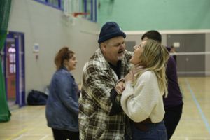 Keith Parry taking part in the crime day