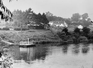 Hampton Loade ferry over the River Severn, August 2, 1982