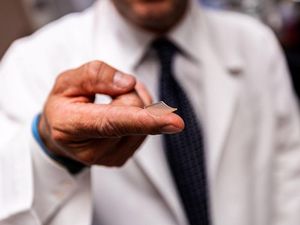 Supporting image for story: Scientists developing coronavirus vaccine delivered via fingertip-sized patch