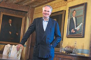 William Cash at Upton Cressett Hall